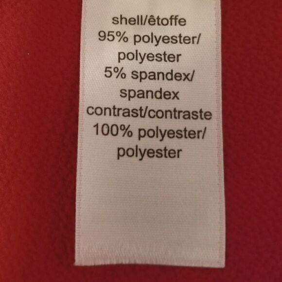 Maurices Red Bell Sleeve Textured Chiffon Blouse Size XS - Picture 6 of 7